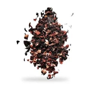 Infusão de hibisco e frutas vermelhas