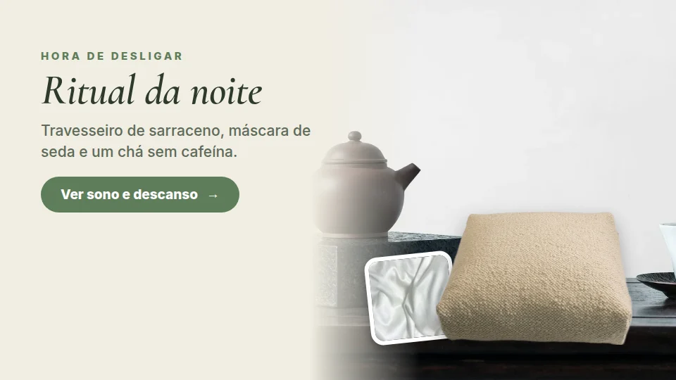 Casa Camomila — Ritual da noite