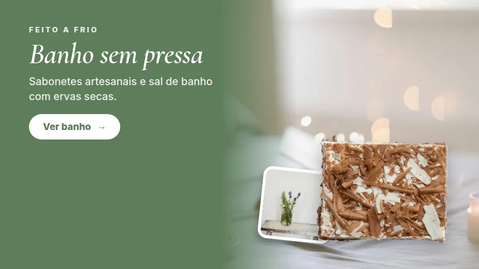 Casa Camomila — Banho sem pressa